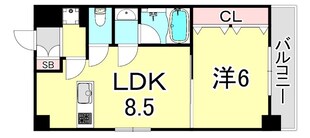 CODE西宮甲子園口の物件間取画像